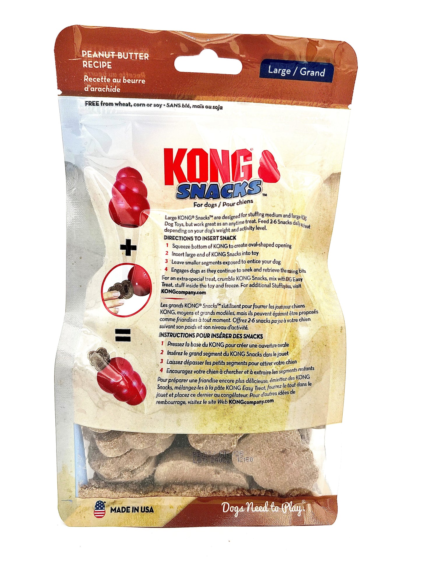 Kong Large Peanut Butter Snacks